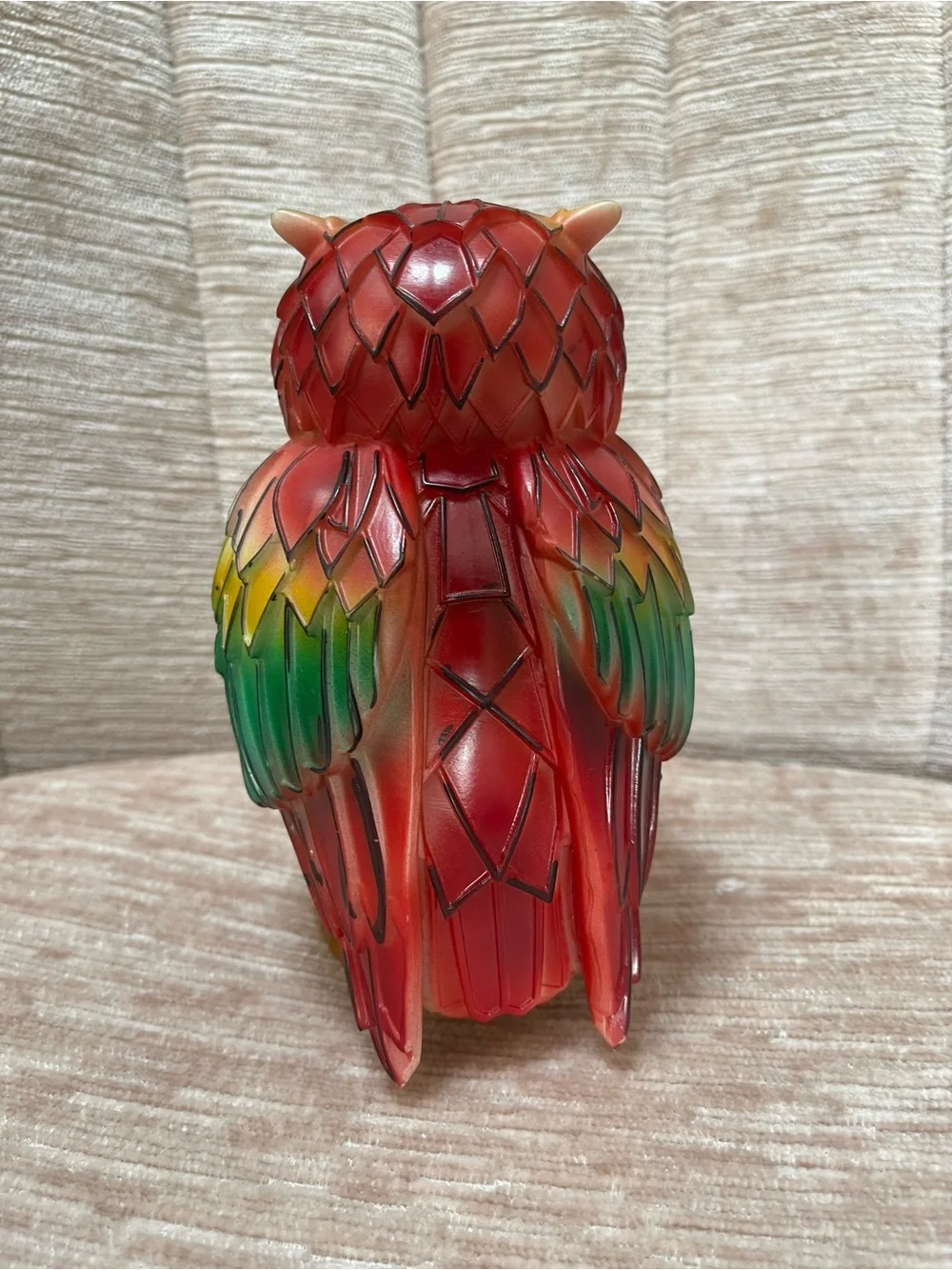 3D Colored Owls Light Desk Lamp Animal Decorative Night Light Owl Bird Untested